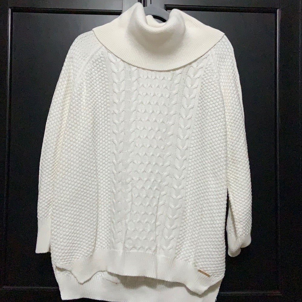 Michael Kors Winter White Sweater size XL